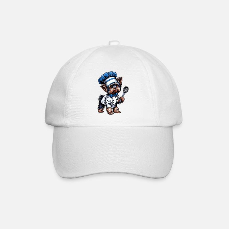 Yorkshire Terrier Koch - Baseballkappe - Weiß/Weiß