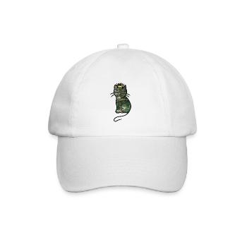 Cat Forest Queen Fantasy Cats Fairy Tale Character - Baseball Cap - white/white - Front