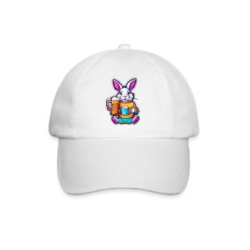 Easter Bunny / Easter / Eggs / Holidays / Easter - Baseball Cap - white/white - Front