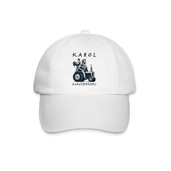 Mèmes de Charles de Macédoine - protestation des agriculteurs 2024 - Casquette classique - blanc/blanc - Devant