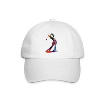 Golfspieler Sport #golf #sport - Baseballkappe - Weiß/Weiß - Vorne