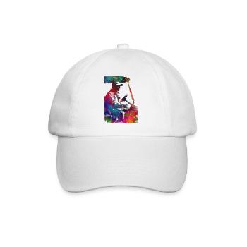 Sport des joueurs de golf #golf #sport - Casquette classique - blanc/blanc - Devant