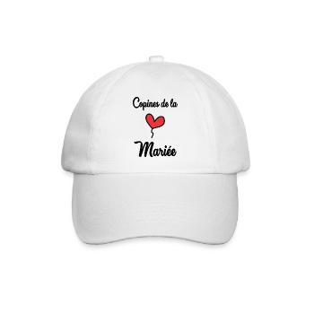 BRIDE'S GIRLFRIENDS - Baseball Cap - white/white - Front