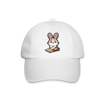 Bunny Baker: The Dough Delighter - Baseball Cap - white/white - Front