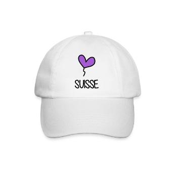 SWITZERLAND. COUNTRY. GENEVA. SWITZERLAND. HUMOR. COUNTRY - Baseball Cap - white/white - Front