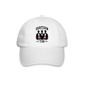 Team Groom Wedding - Baseball Cap - white/white - Front