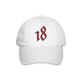 18 - Baseball Cap - white/white - Front