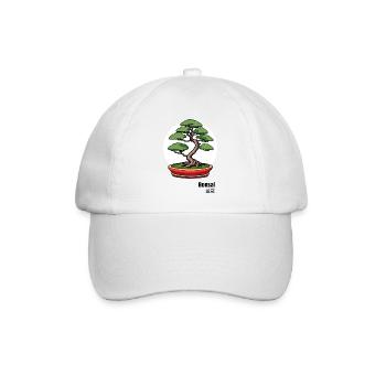 Bonsai Japan Tree - Baseball Cap - white/white - Front