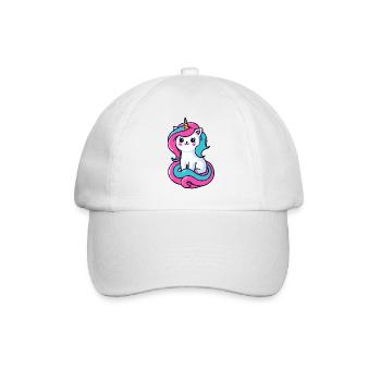 Chat licorne - Casquette classique - blanc/blanc - Devant