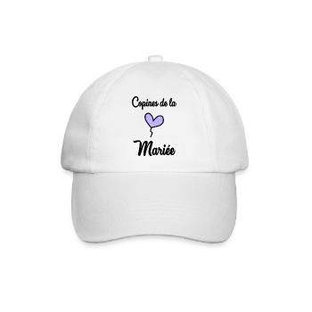 WEDDING. BRIDE-TO-BE. Bachelorette party. TEAM. TEAM MARIEE - Baseball Cap - white/white - Front