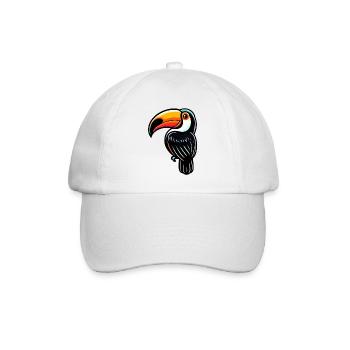 Toucan - Casquette classique - blanc/blanc - Devant