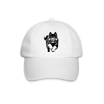 American Akita - Baseballkappe - Weiß/Weiß - Vorne