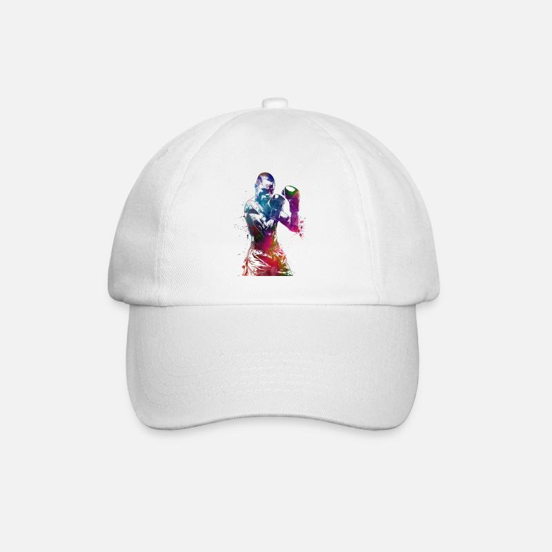 Boxe sportive #boxing - Casquette classique - blanc/blanc