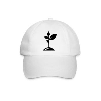 Pousse de plante - Casquette classique - blanc/blanc - Devant
