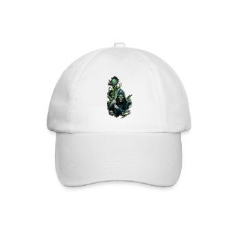 Sorcier halloween - Casquette classique - blanc/blanc - Devant
