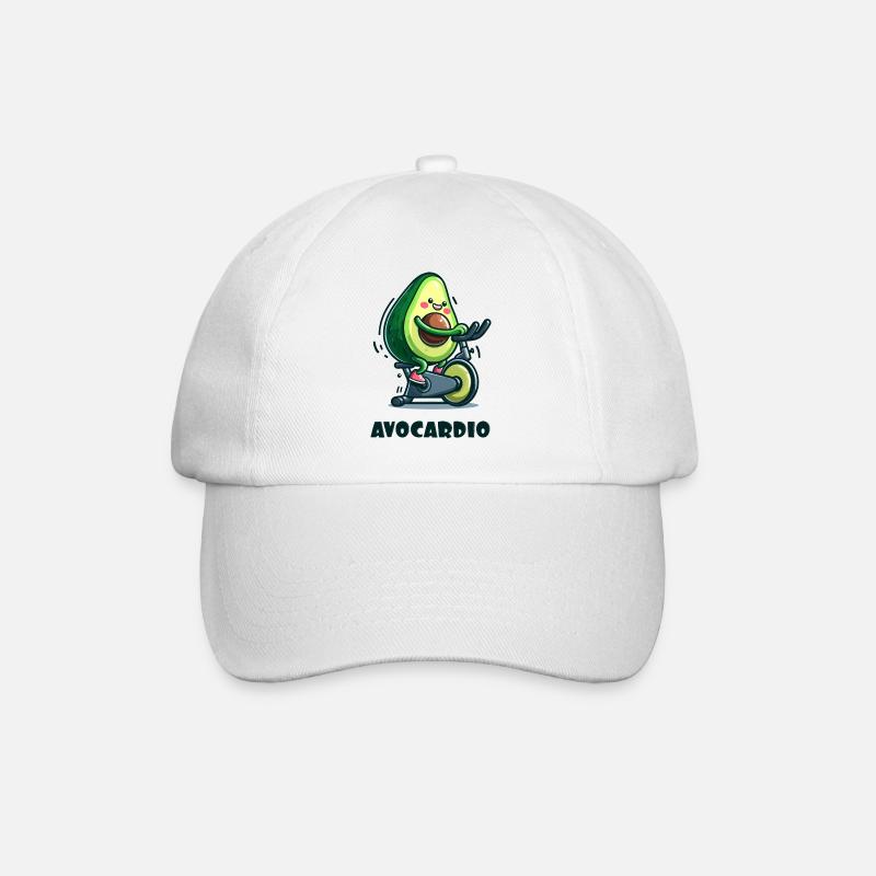 AVOCARDIO - Baseballkappe - Weiß/Weiß