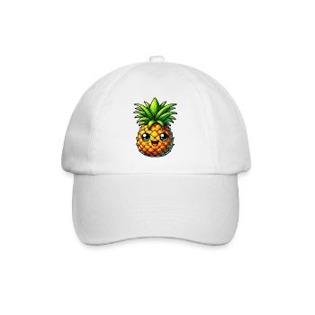 Ananas - Casquette classique - blanc/blanc - Devant