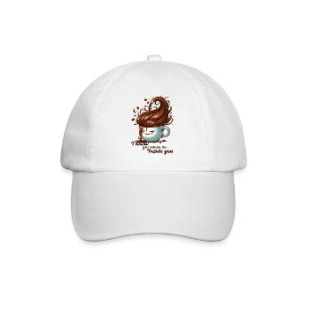 Coffee Mug Funny Gift - Baseball Cap - white/white - Front