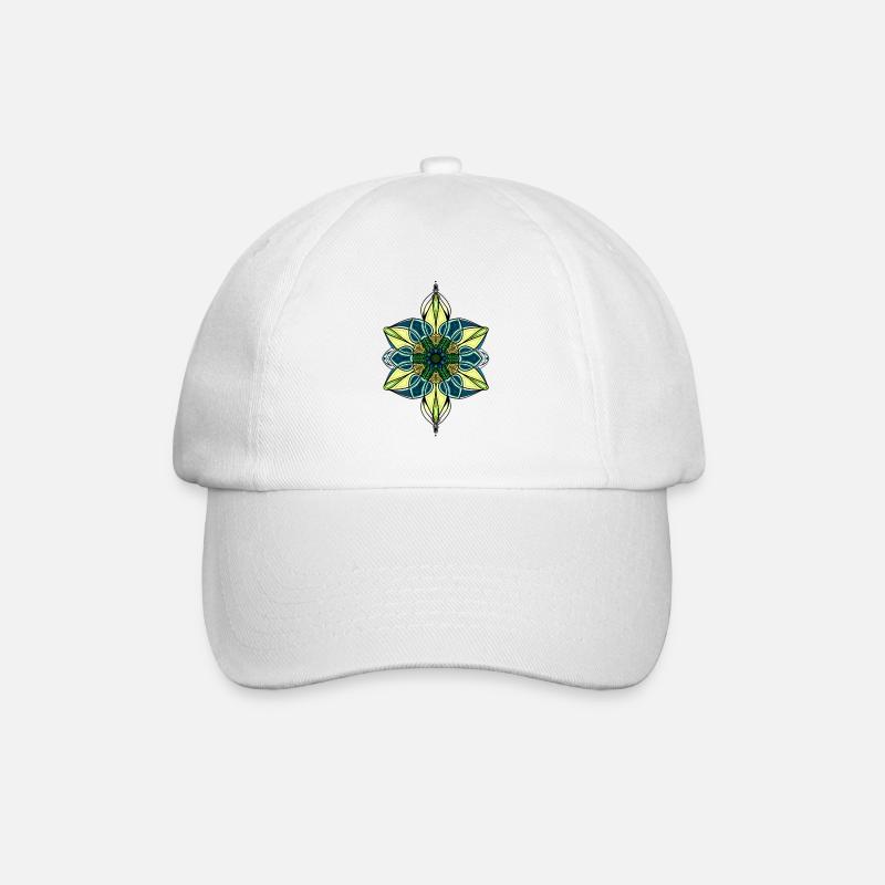 Ornament - Baseballkappe - Weiß/Weiß