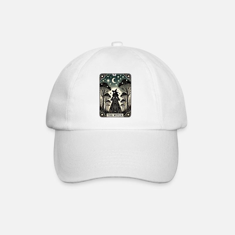 Die Hexe - Baseballkappe - Weiß/Weiß