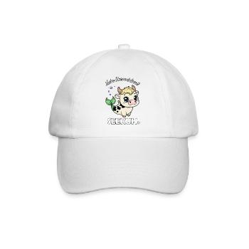 Zodiac sign Taurus Manatee - Baseball Cap - white/white - Front