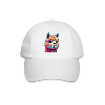 Alpaca - Baseball Cap - white/white - Front