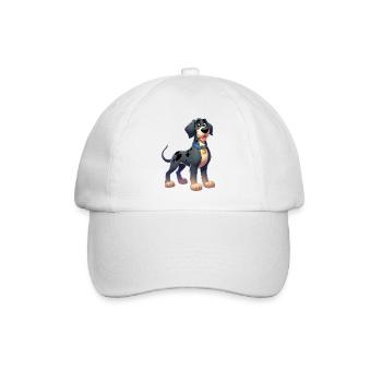 Great Dane 3 - Baseball Cap - white/white - Front