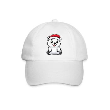 Ours polaire Noël mignon - Casquette classique - blanc/blanc - Devant
