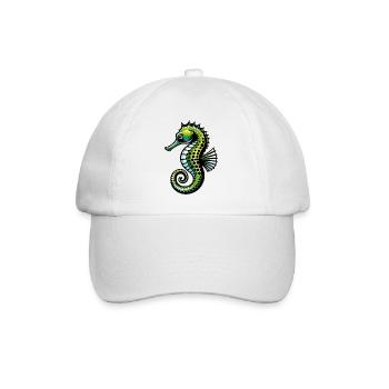 Hippocampe - Casquette classique - blanc/blanc - Devant