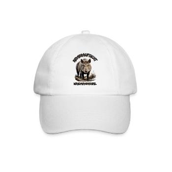 Jäger-Waidmannsheil Revieraufsicht-Wildschwein - Casquette classique - blanc/blanc - Devant