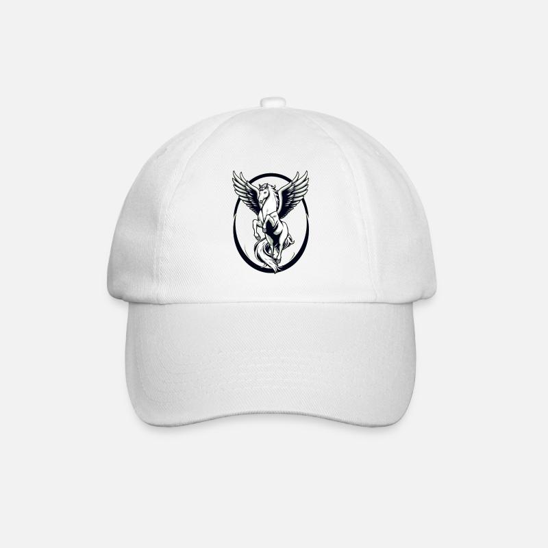 Pégase blanc froid - Casquette classique - blanc/blanc