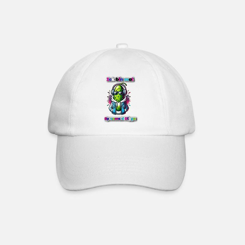 Ick bin mal - Baseballkappe - Weiß/Weiß