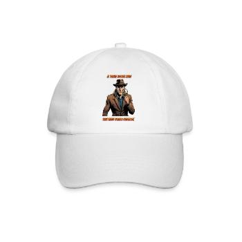 Un vrai détective - Casquette classique - blanc/blanc - Devant