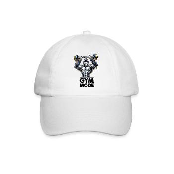 Gorilla Weight Fitness 1 - Baseball Cap - white/white - Front