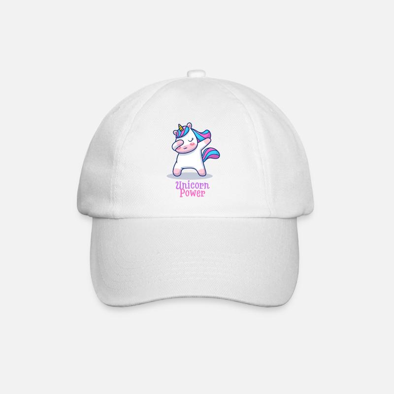 Unicorn Power - Baseball Cap - white/white