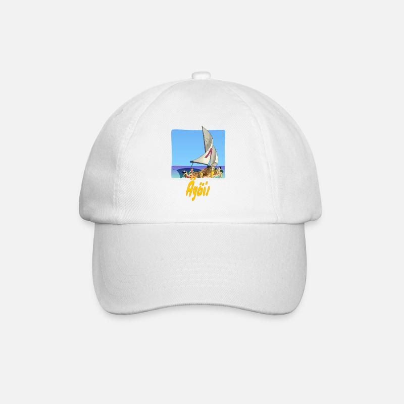 Mer Égée - Casquette classique - blanc/blanc