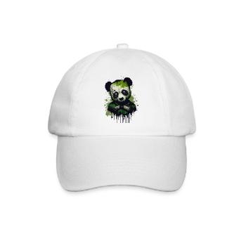 Toxic Panda - Baseballkappe - Weiß/Weiß - Vorne