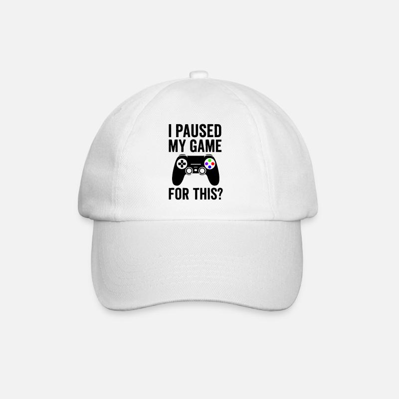 Game Break - Consola Theme - Baseball Cap - white/white