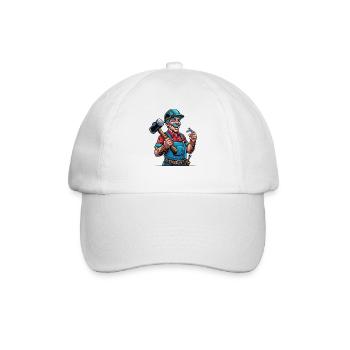 Handwerker Stolz : Un travail acharné ! - Casquette classique - blanc/blanc - Devant