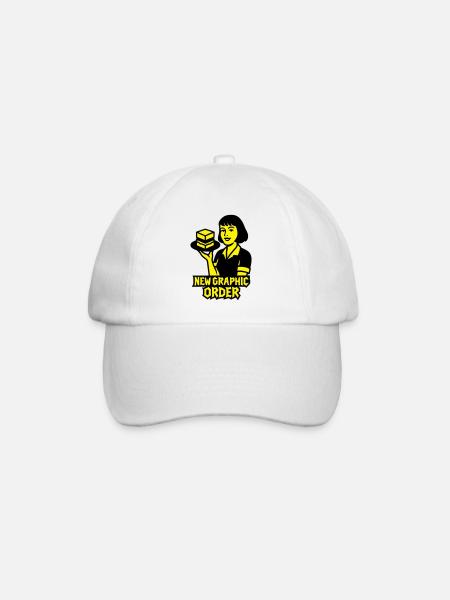 Nouvel ordre graphique #1 - Casquette classique - blanc/blanc