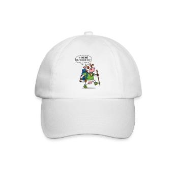 la vache randonnée - Casquette classique - blanc/blanc - Devant