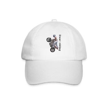 Stunt riding - Baseballkappe - Weiß/Weiß - Vorne