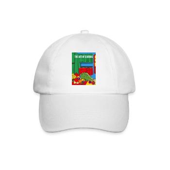 The Art Of Cooking Illustration - Baseball Cap - white/white - Front