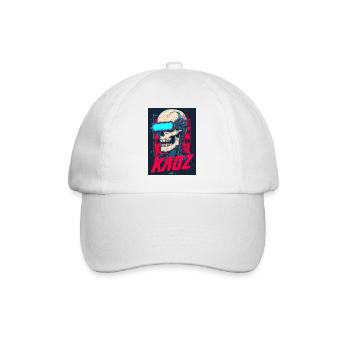 Kaoz Cyber Skull VR Neon - Casquette classique - blanc/blanc - Devant
