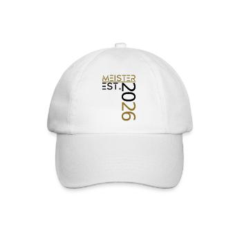 Master est. 2026 - Casquette classique - blanc/blanc - Devant