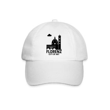 Florence Italie Silhouette - Casquette classique - blanc/blanc - Devant