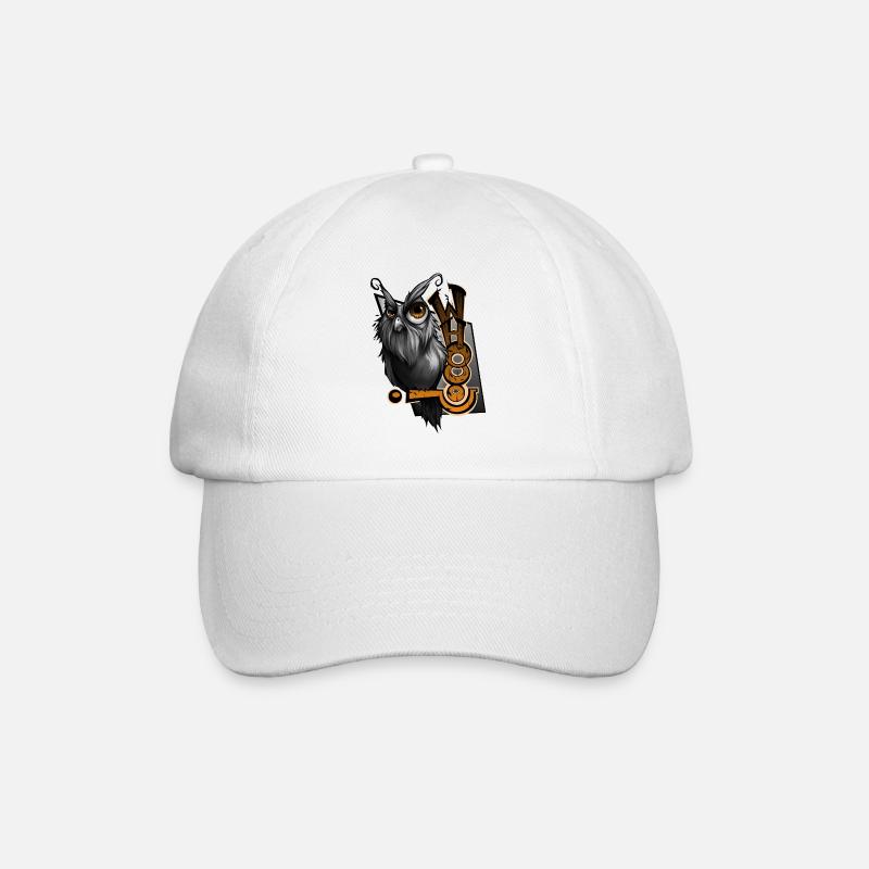 whooo - Baseballkappe - Weiß/Weiß
