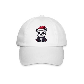 Noël Panda - Casquette classique - blanc/blanc - Devant