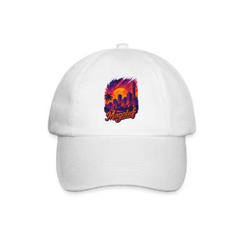 Magaluf Mallorca Malle Holiday Sun Gift - Baseball Cap - white/white - Front