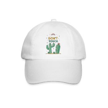Ne Pas Toucher - Cactus Cartoon - Casquette classique - blanc/blanc - Devant
